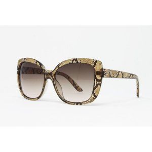 Guess Sunglasses Women's Fashion GF0383S 45F Brown Snake 57mm NEW